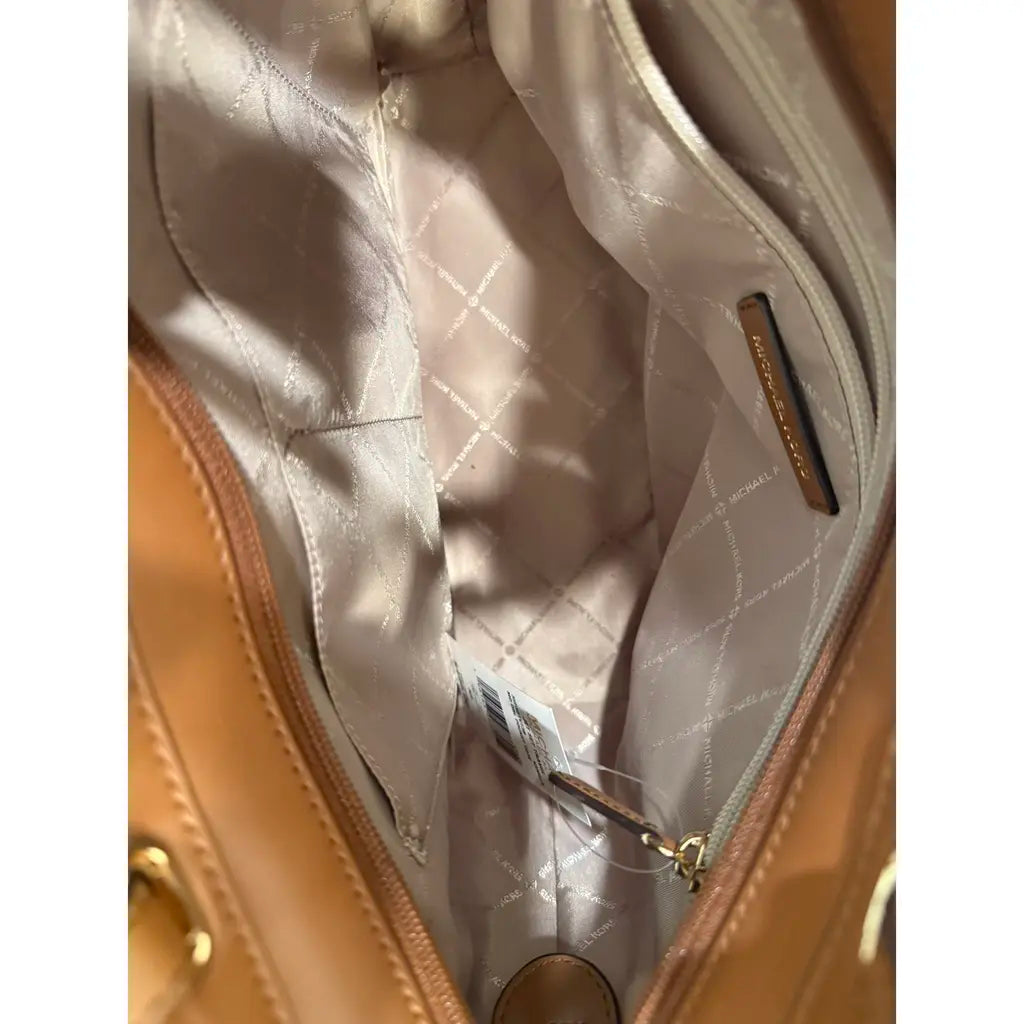 Bolso tote Michael Kors Vanilla MK negro