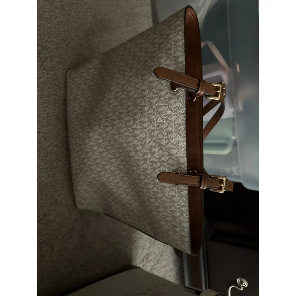 Bolso tote Michael Kors Vanilla MK negro
