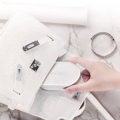 Limpiador ultrasónico de lentes de contacto Eraclean, 56000 Hz, vibración de alta frecuencia, recargable y con temporizador