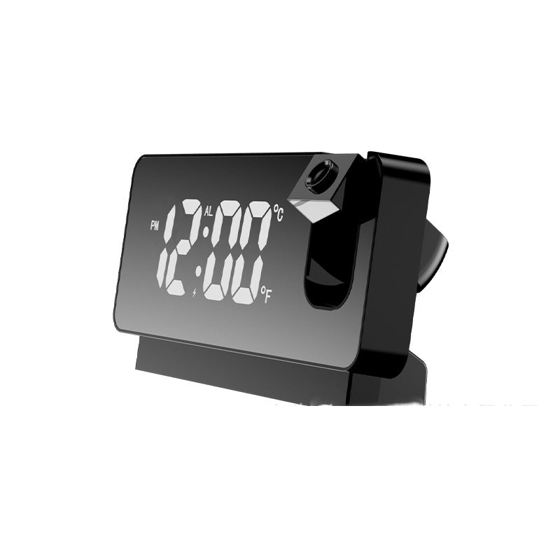 Reloj electrónico para estudiantes, LED, pantalla grande, espejo, despertador inteligente, luminoso, temperatura y humedad