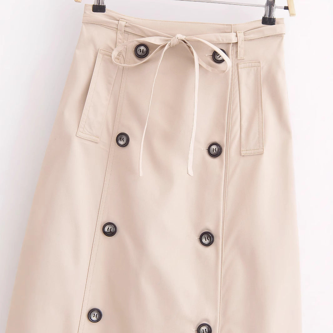 Falda cruzada de moda para mujer