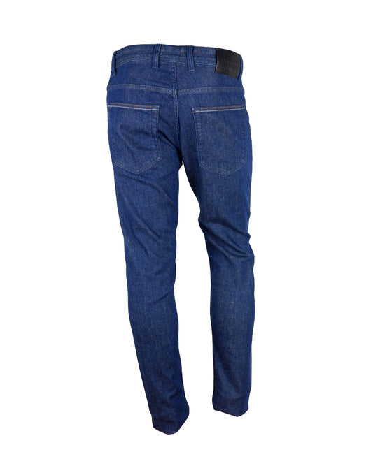 Aquascutum Dark Blue Cotton Men Jeans