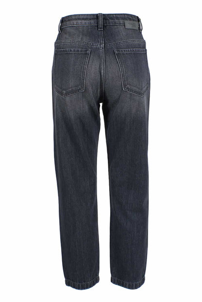 Yes Zee Black Cotton Women's High-Waisted Jean