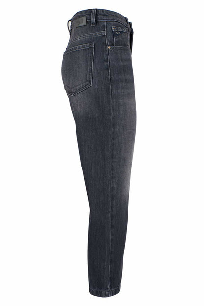 Yes Zee Black Cotton Women's High-Waisted Jean
