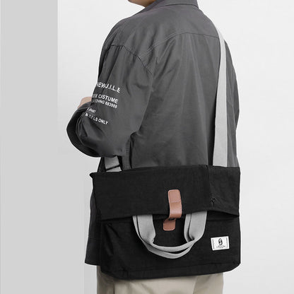 Bolso bandolera informal, nueva tendencia, bolso de hombro para hombre, bolso diagonal para tableta y ordenador.