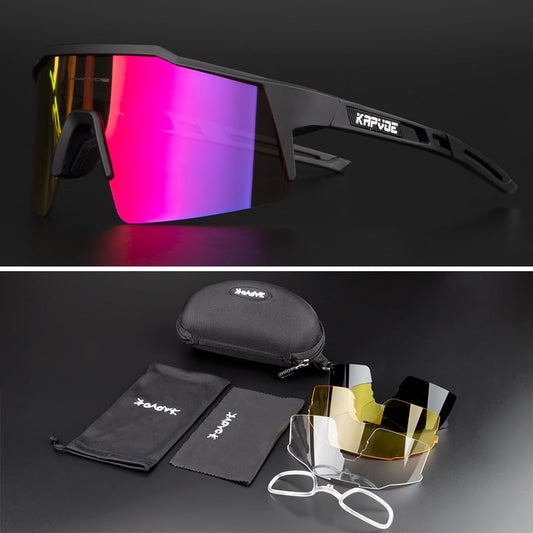 Gafas de ciclismo UV400, UNISEX, montaña, correr, pescar, deportes, polarizadas