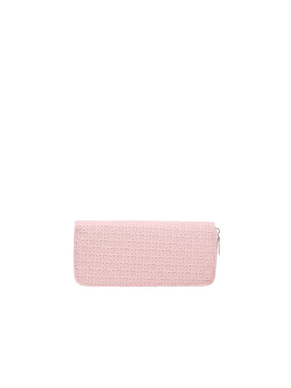 Billetera Mujer PU Leather Solid Color