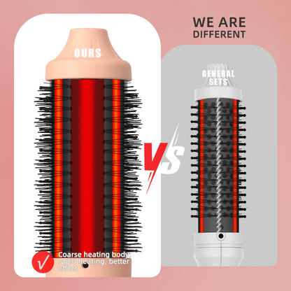 Rizador de pelo infrarrojo, plancha multifuncional, peine para cabello liso 2 en 1