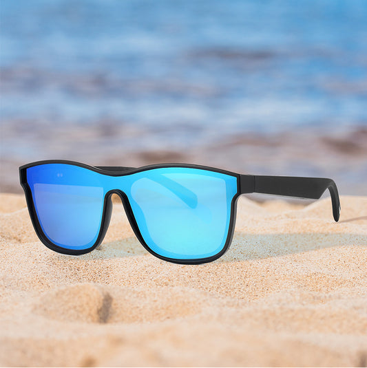 Nuevas gafas KY03 semiabiertas con Bluetooth, llamadas de música, control de voz, gafas de sol deportivas, gafas inteligentes