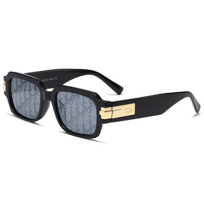 Gafas de sol cuadradas de montura pequeña de moda estilo cyberpunk