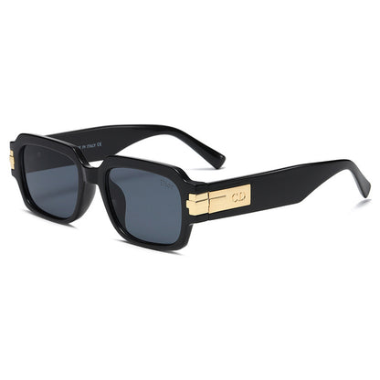 Gafas de sol cuadradas de montura pequeña de moda estilo cyberpunk