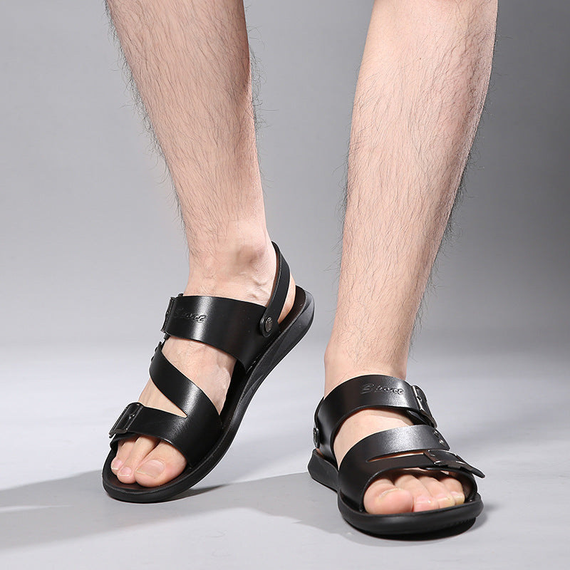 Large size sandals for men beach shoes
