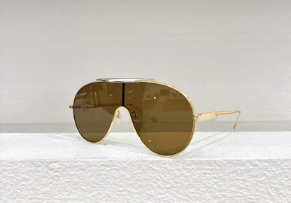 Gafas de sol y antiviento de metal