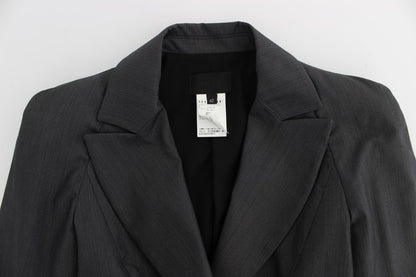 Exte Gray One Button Two Piece Suit