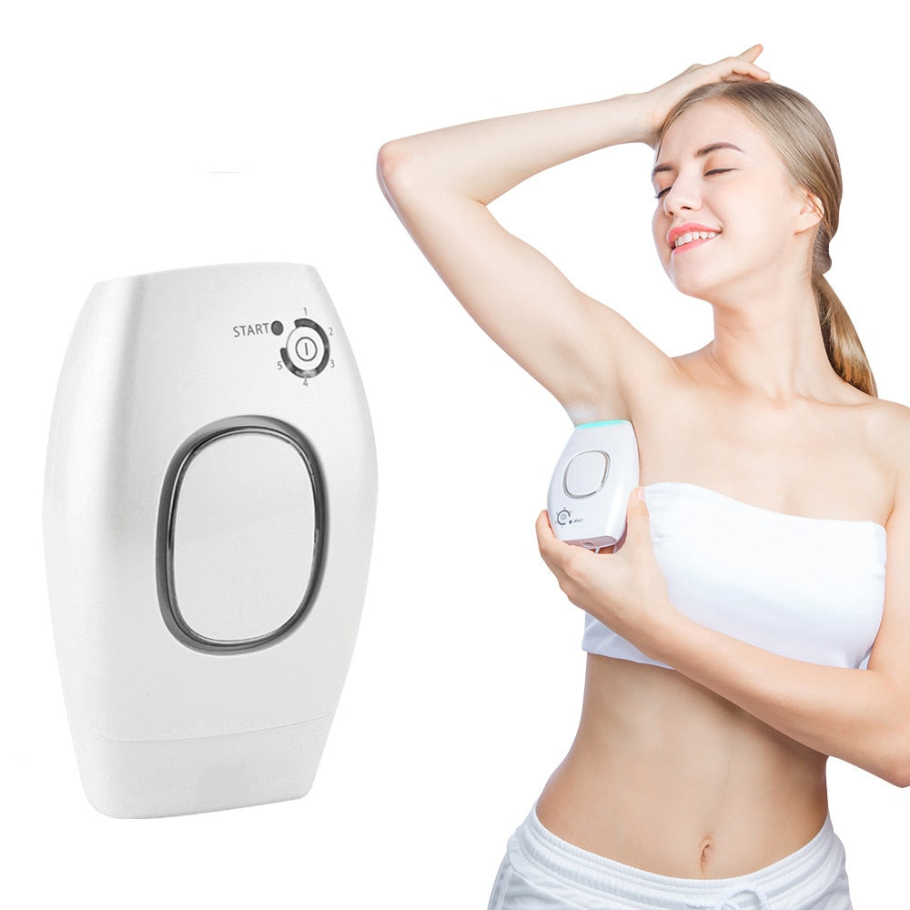 Depiladora láser permanente IPL con flash, 100.000 y 300.000, fotodepiladora eléctrica para mujeres, máquina de depilación con hilo sin dolor.