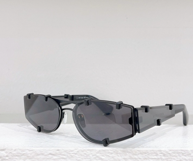 Gafas de sol de ojo de gato de metal de moda para hombre, gafas de sol pequeñas que favorecen el rostro.
