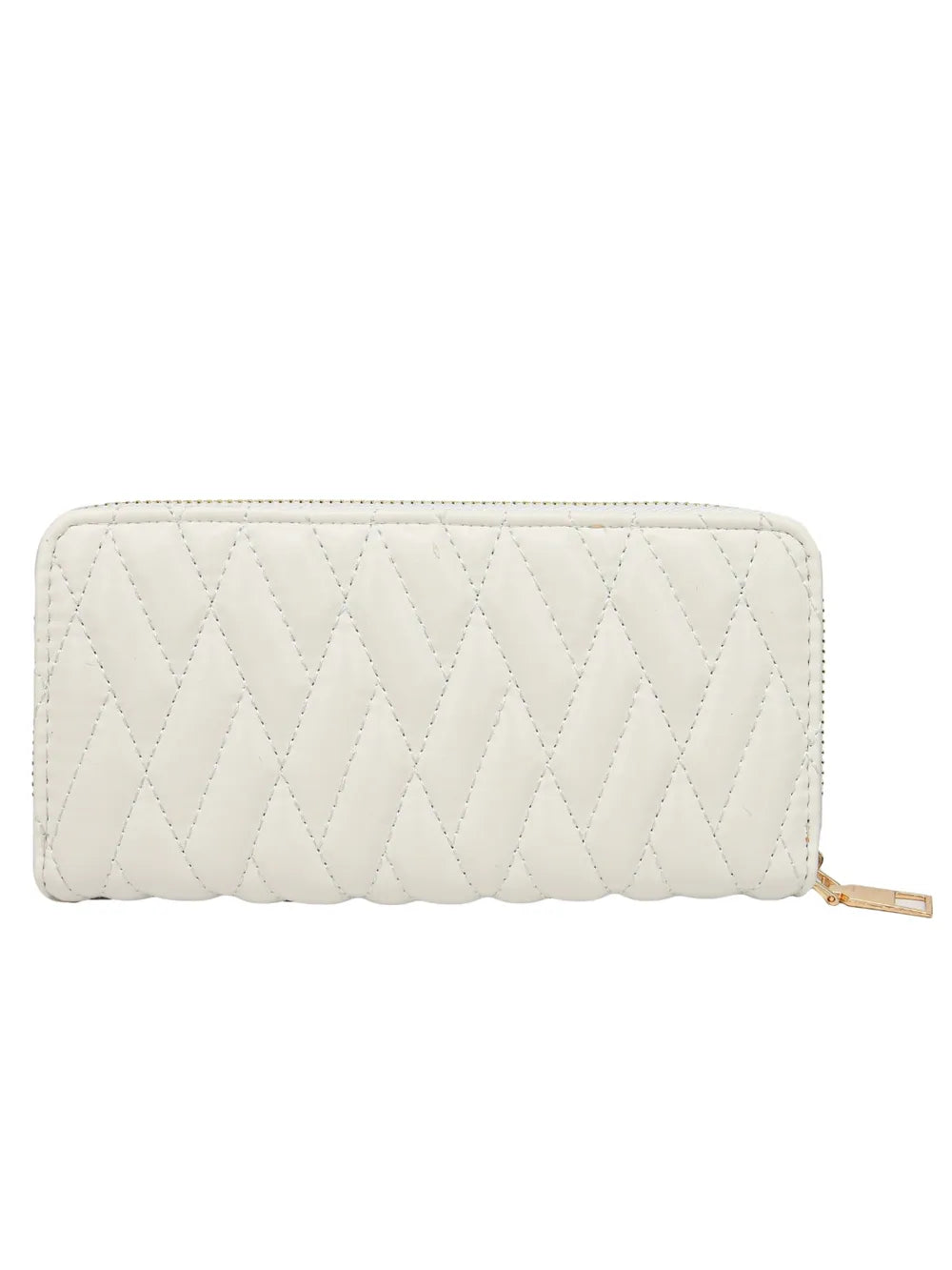 Cartera de piel sintética de color liso