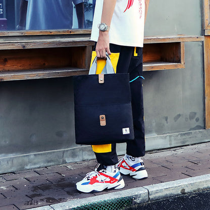 Bolso bandolera informal, nueva tendencia, bolso de hombro para hombre, bolso diagonal para tableta y ordenador.