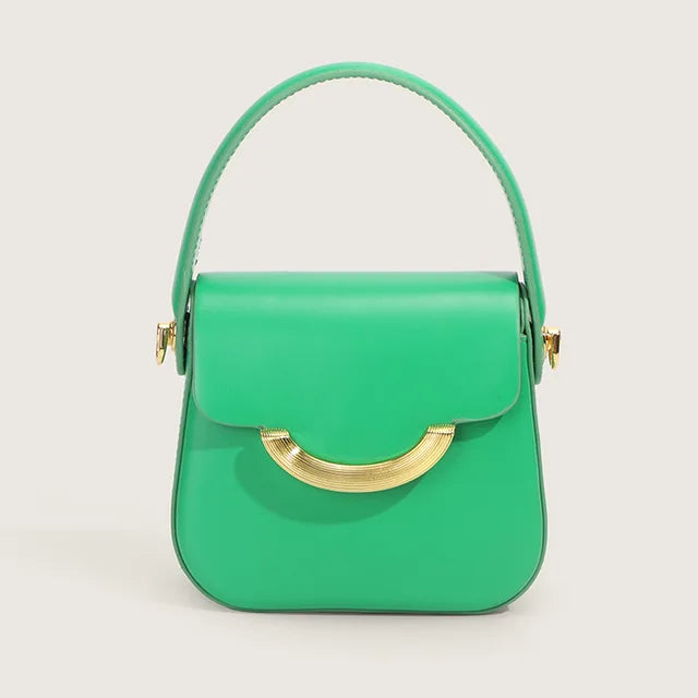 Bolso pequeño cuadrado para mujer, versátil mini bolso cruzado con cadena