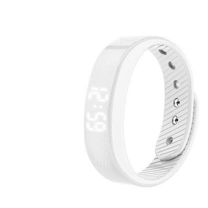 Reloj inteligente electrónico con vibración, resistente al agua, luz nocturna, pulsera deportiva