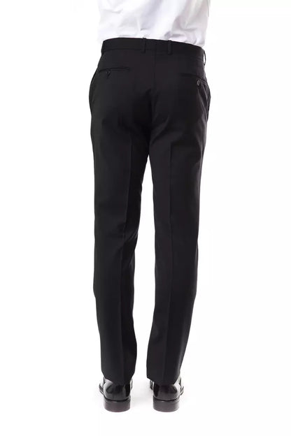 Uominitaliani Gray Wool Men's Pants