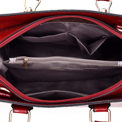 Bolso de mano para mujer con estampado de cocodrilo