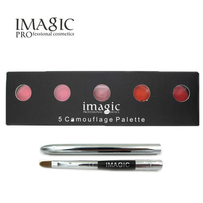 Paleta de labiales IMAGIC, maquillaje de belleza natural duradero, pigmento, conjunto cosmético, resistente al agua
