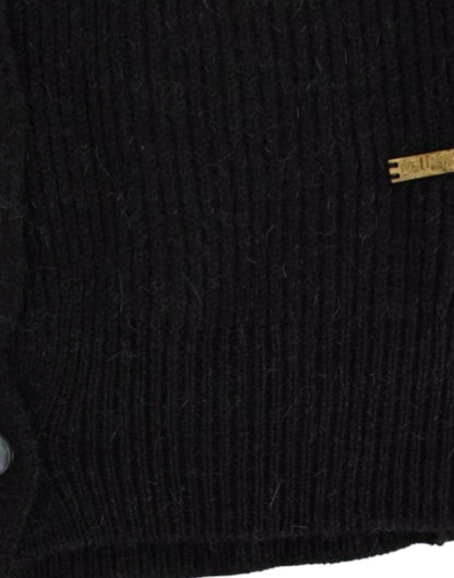 John Galliano Black wool cardigan
