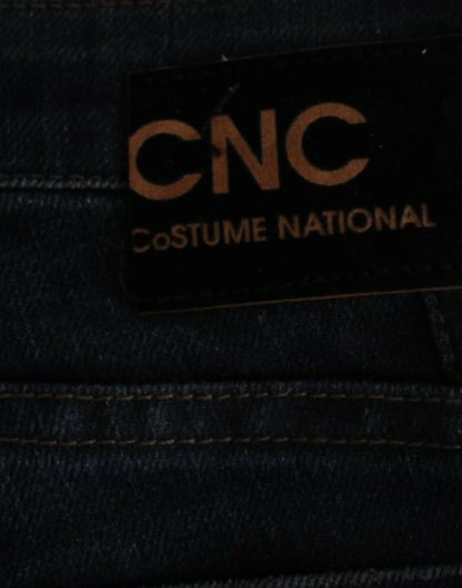 Costume National Chic Superskinny Blue Denim Jeans