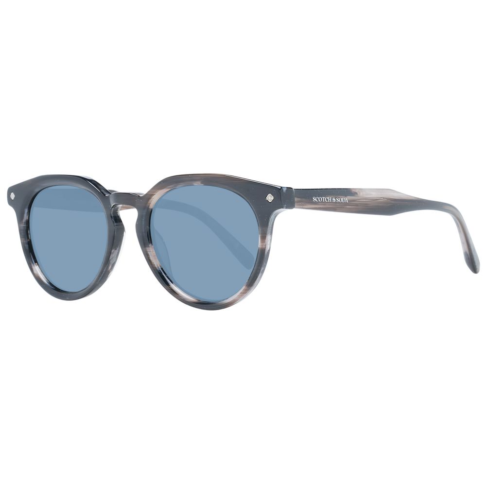 Scotch & Soda Black Men Sunglass