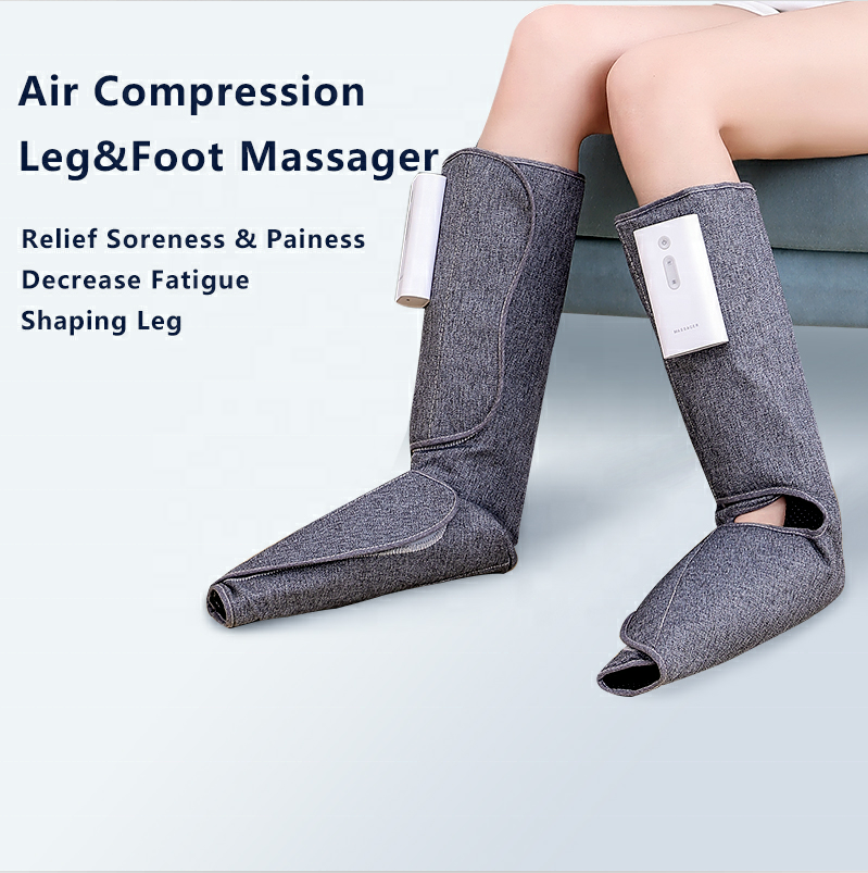 Masajeador eléctrico de piernas con ondas de aire. Ideal para adelgazar piernas con compresas calientes y presión
