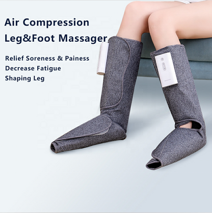 Masajeador eléctrico de piernas con ondas de aire. Ideal para adelgazar piernas con compresas calientes y presión
