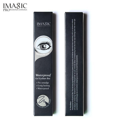 Lápiz delineador de ojos profesional IMAGIC, 1 unidad, gran oferta, resistente al agua, en gel