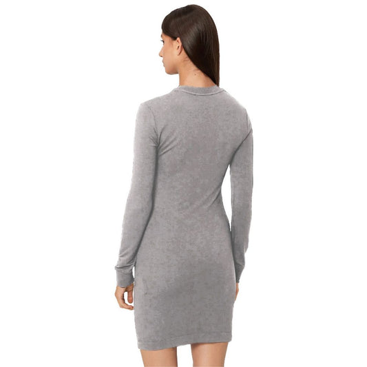 Love Moschino Gray Cotton Women Dress