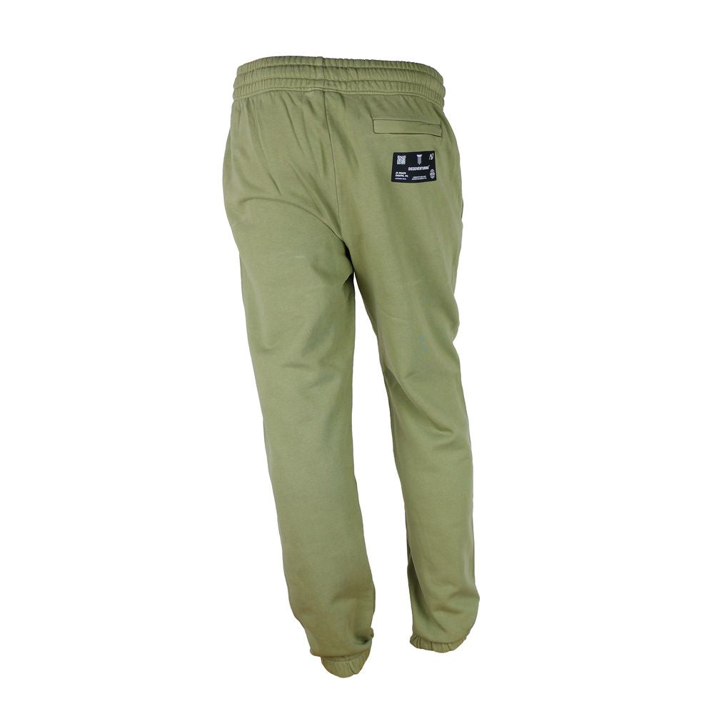 Diego Venturino Green Cotton Men's Track Pant