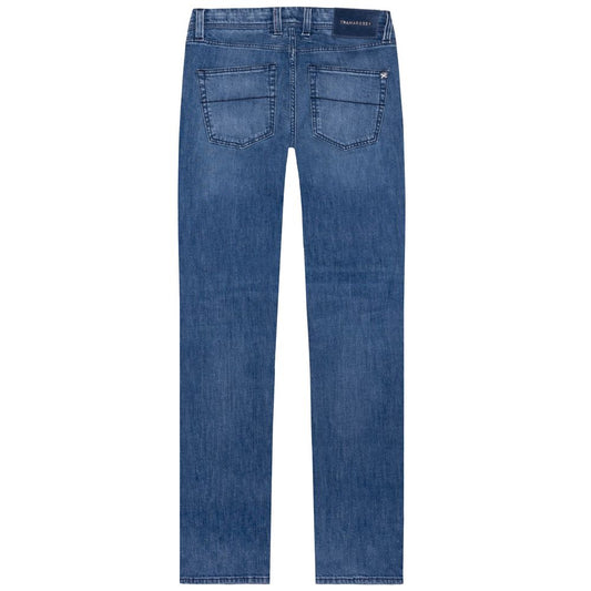 Tramarossa Blue Cotton Men Jeans
