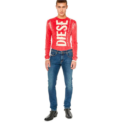 Diesel Blue Cotton Men Jeans