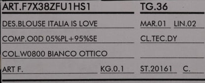 Dolce & Gabbana White Silk ITALIA IS LOVE Blouse T-shirt