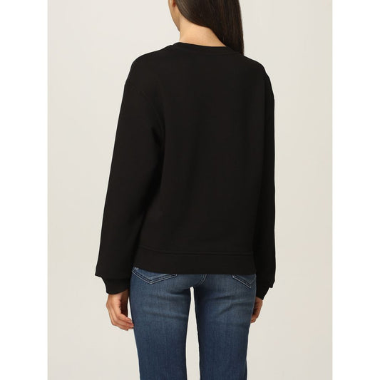 Love Moschino Black Cotton Women Sweater