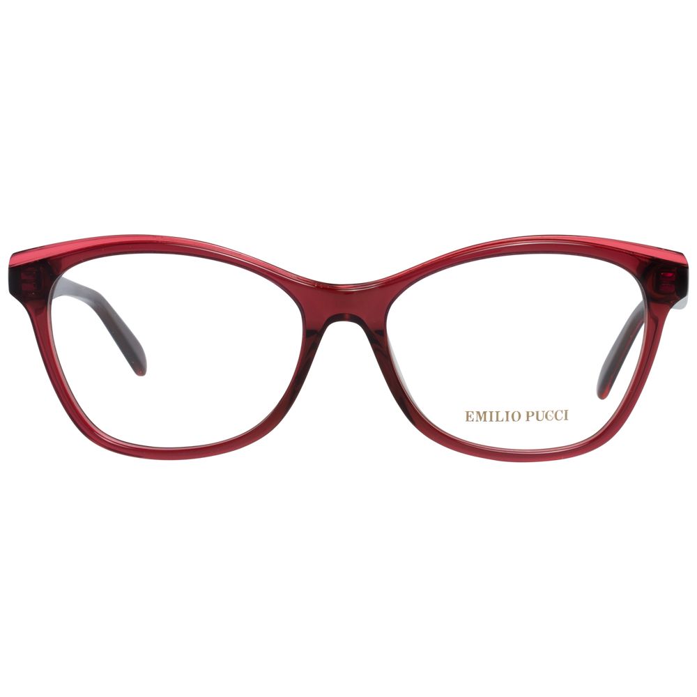 Emilio Pucci Red Women Glasses Frame