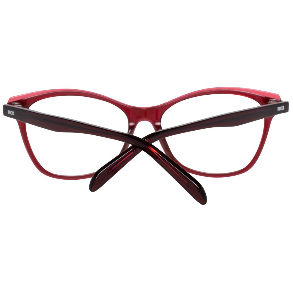 Emilio Pucci Red Women Glasses Frame