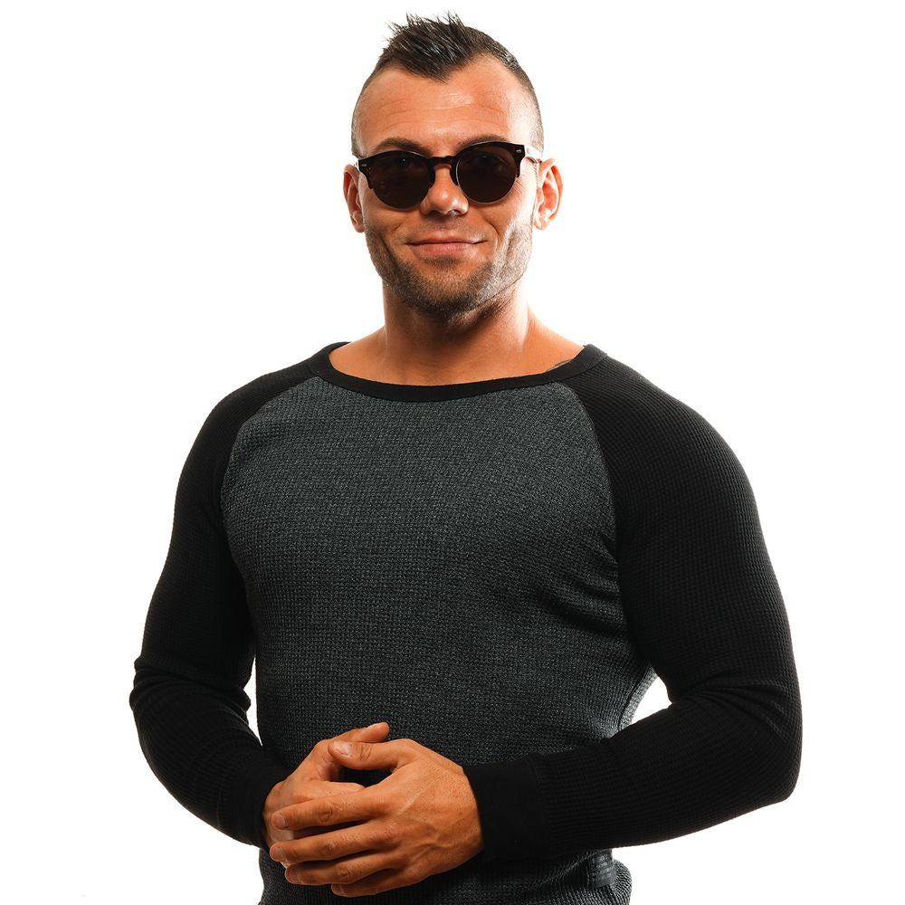 Ermenegildo Zegna Brown Men Sunglasses