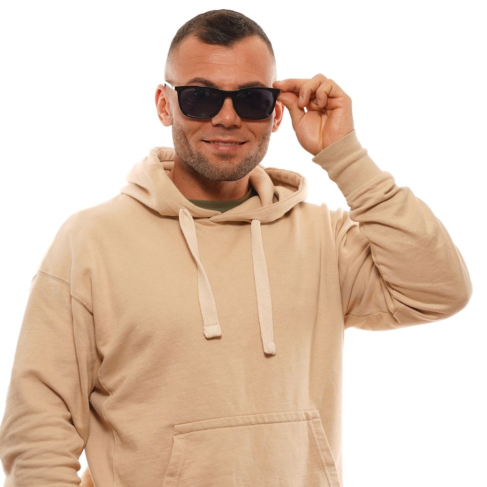 Longines Black Men Sunglass