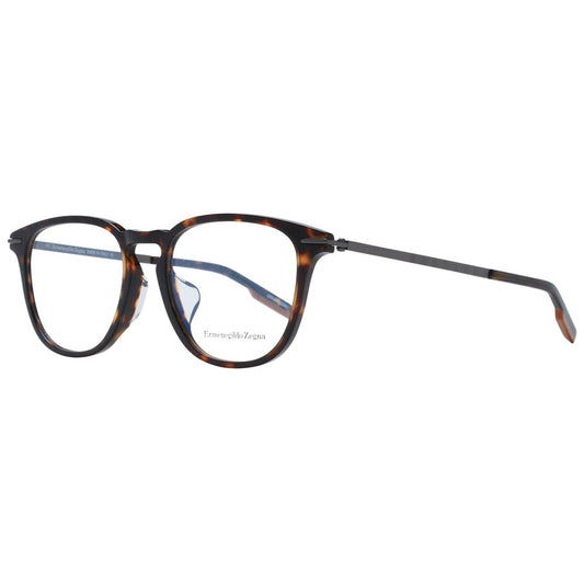 Ermenegildo Zegna Brown Men Glasses Frame
