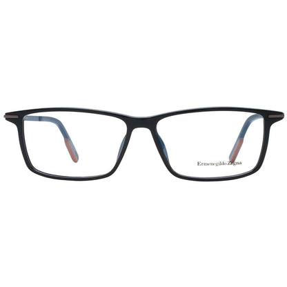 Ermenegildo Zegna Black Men Glasses Frame