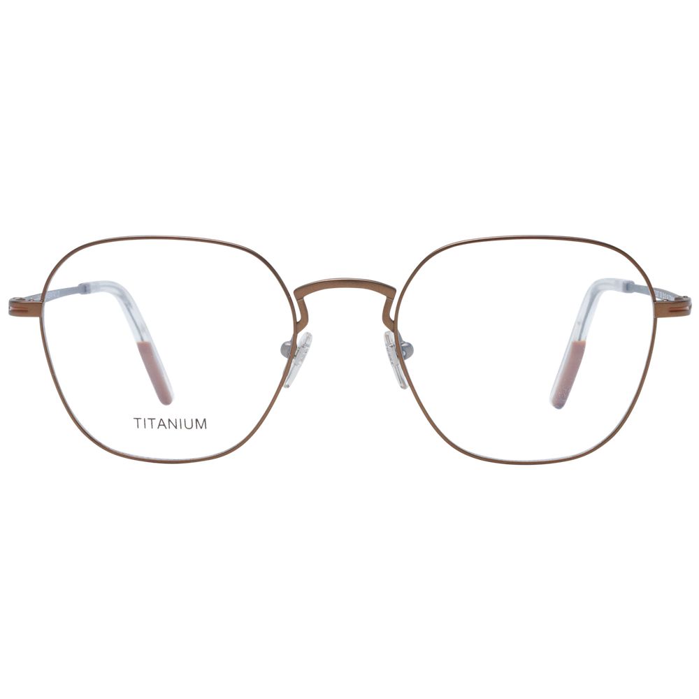 Ermenegildo Zegna Bronze Men Glasses Frame