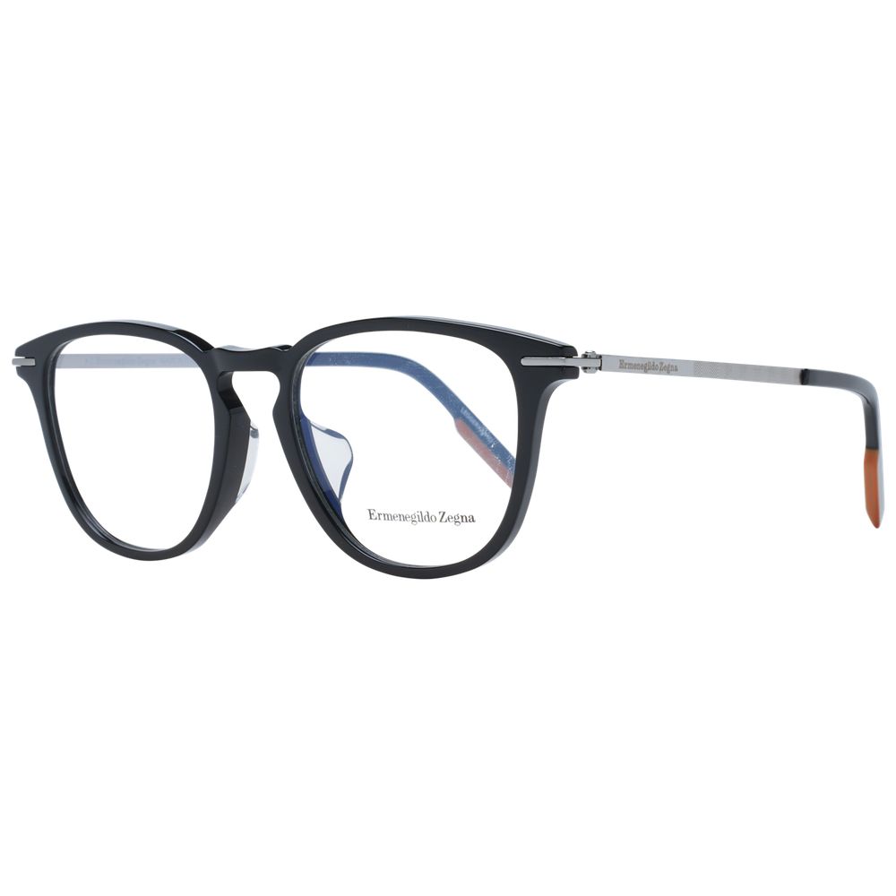 Ermenegildo Zegna Black Men Glasses Frame