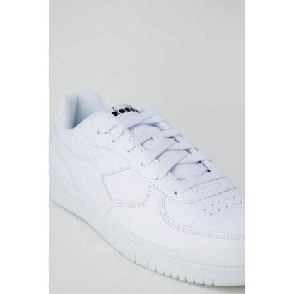 Diadora White Artificial Leather Sneaker