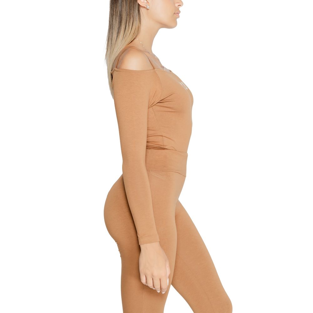 Icon Brown Cotton Bodysuit