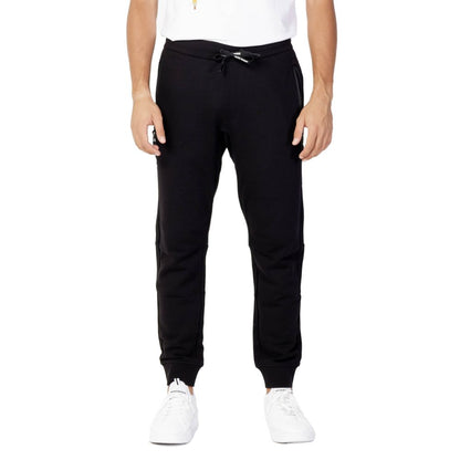 Armani Exchange Black Cotton Joggers Workout Pant